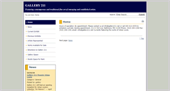 Desktop Screenshot of gallery211.net